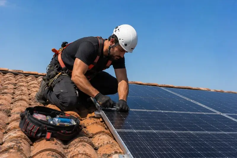 Maintenance et monitoring de panneaux solaires à Arvière-en-Valromey